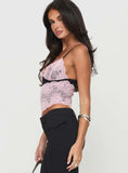 Antoine Top Pink Black