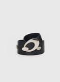 Jaide Low Waist Belt Black Silver