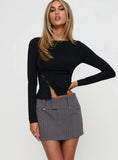 Nonie Pinstripe Mini Skirt Multi