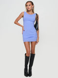 Ashen Mini Dress Blue