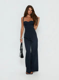Briana Set Navy Pinstripe Petite