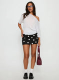 Special Treat Skort Black White Polka Dot