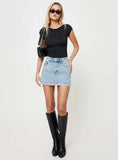 Gazelle Denim Skort Light Wash