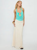 Money Talks Star Detail Top Aqua