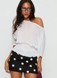 Special Treat Skort Black White Polka Dot