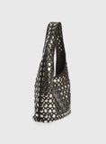 In The Crowd Shoulder Bag Brown Silver