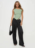 Karre Off The Shoulder Top Green