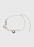 Wavelength Chain Belt Silver
