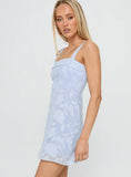Cerise Mini Dress Lilac Burnout