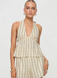 Ease Linen Blend Set Cream Black
