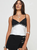 First Class Top White Black