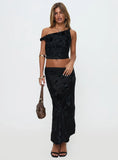 Look At You Go Asymmetrical Set Black