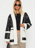 Lexie Faux Leather Jacket Black