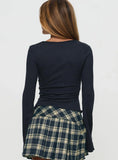 Allona Long Sleeve Top Navy