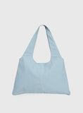 Tell The Truth Studded Faux Suede Bag Blue