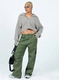 Tiara Cropped Sweater Grey
