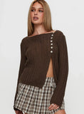 Lenker Knit Sweater Brown