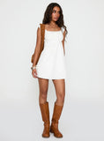 Gentle Love Mini Dress White