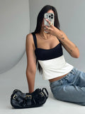 Chantell Top Black Cream