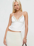 Honey Honey Top White