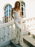 Lauraline Maxi Dress Cream Floral