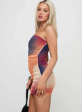 Kalena Mini Dress Pink Multi