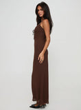 Moorey Maxi Dress Brown