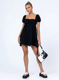 Lets Dance Mini Dress Black
