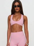 Pulse Active Halter Crop Pink