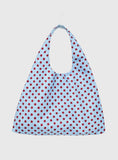 Mayda Tote Bag Red Blue Polka
