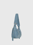 Langston Tie Up Detail Shoulder Bag Blue