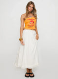 Empress Of Love Maxi Skirt White