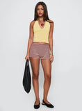 Whimsy Halter Top Lemon