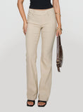 Kinkirk Flared Pants Taupe Tall