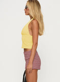 Wylie Micro Shorts Red White Stripe