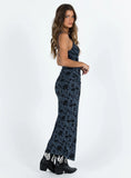 Cotter Maxi Dress Blue Floral