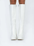 Montgomery Boots Matte White