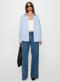 Mallin Shirt Blue White Stripe