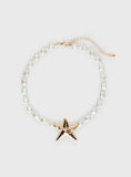 Sea Life Pearl Necklace Gold