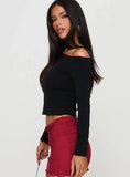 Malian Long Sleeve Top Black