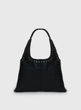 Tell The Truth Studded Bag Black Silver