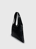 Tell The Truth Studded Bag Black Silver