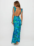 Symphonies Cowl Maxi Dress Multi
