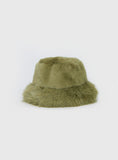 Avaah Fluffy Hat Green