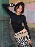 Arnim Long Sleeve Top Black