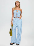 Sudden Sorcery Strapless Set Blue