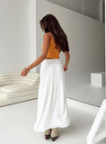 Dion Maxi Skirt White