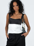 Chantell Top Black Cream