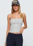 Race My Mind Top Grey Marle