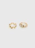 Glitzy Ring Pack Gold